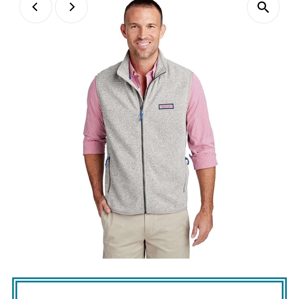 Vineyard Vines By Shep & Ian 2XLT In Like New Condition Vest - Picture 4 of 4